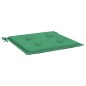 Almofadões p/ cadeiras jardim 6pcs 40x40x3 cm oxford verde