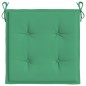 Almofadões p/ cadeiras jardim 6pcs 40x40x3 cm oxford verde