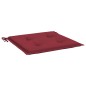 Almofadões p/ cadeiras jardim 6pcs tecido oxford vermelho tinto