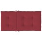 Almofadões lombares cadeiras jardim 6pcs oxford vermelho tinto