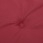 Almofadões lombares cadeiras jardim 2pcs oxford vermelho tinto