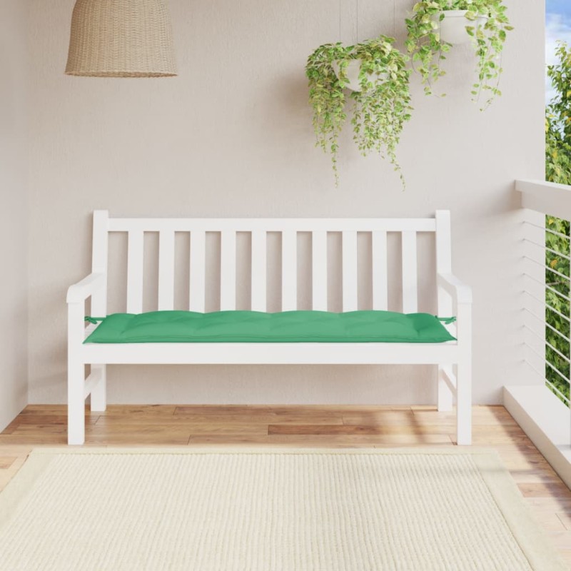 Almofadão p/ banco de jardim 150x50x7cm tecido oxford verde-Almofadas para poltronas e sofás-Home Retail