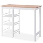 Conjunto de bar 3 pcs MDF branco