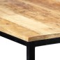 Mesa de jantar 180x90x75 cm madeira de mangueira maciça áspera