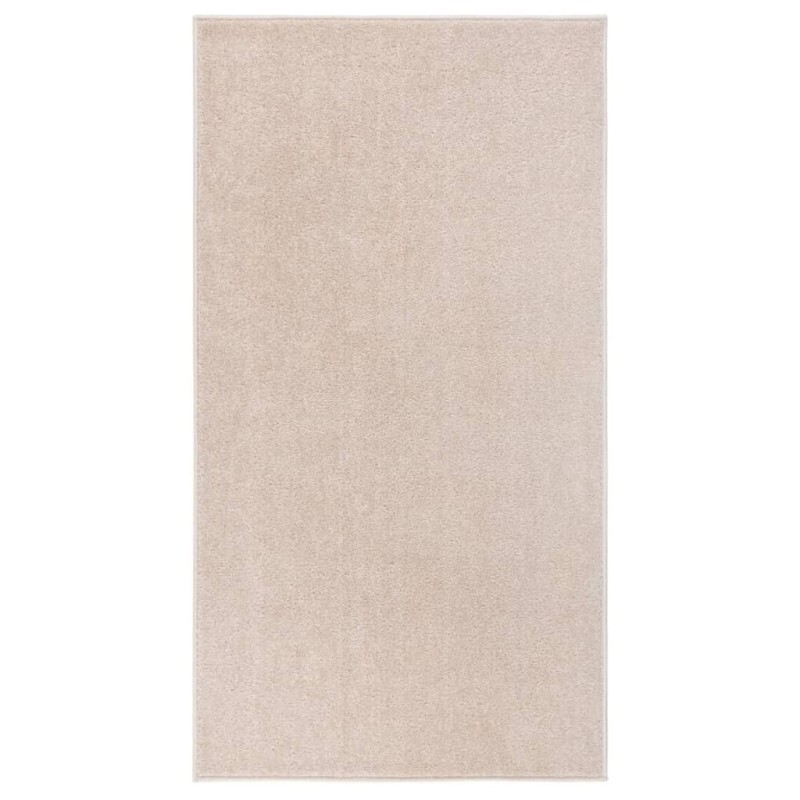 Tapete de pelo curto 80x150 cm bege-escuro-Tapetes-Home Retail