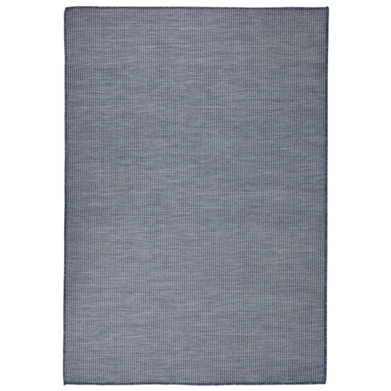 Tapete de tecido plano para exterior 140x200 cm azul-Tapetes-Home Retail