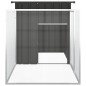 Gaiola p/ coelhos 200x91x100 cm aço galvanizado antracite