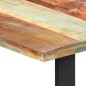 Mesa de jantar 180x90x76 cm madeira recuperada maciça