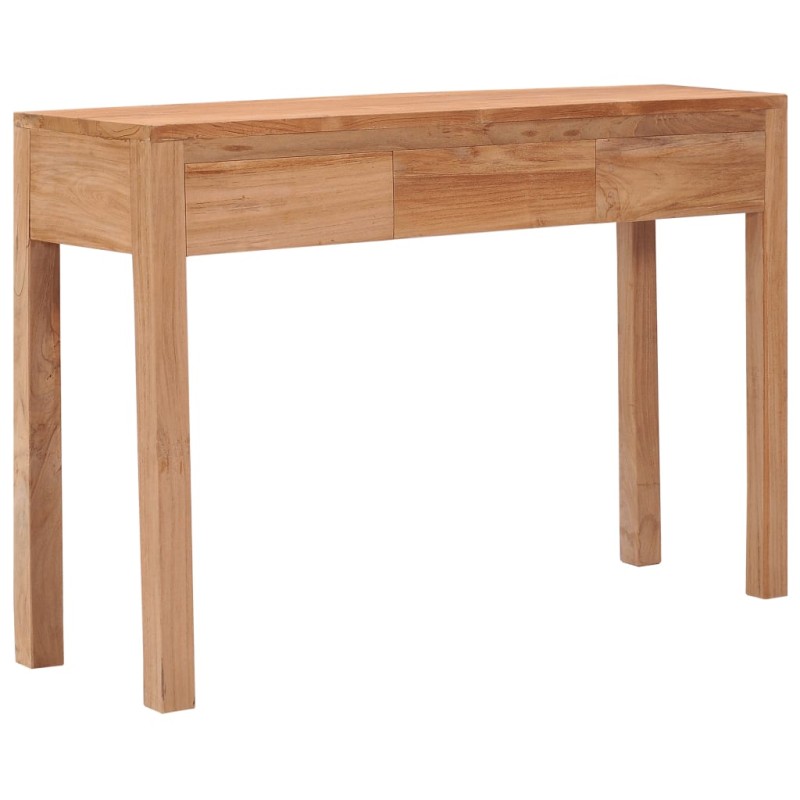 Mesa consola 110x35x75 cm madeira de teca maciça-Mesas de apoio-Home Retail