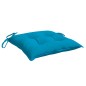 Almofadões de cadeira 2 pcs 40x40x7 cm tecido oxford azul-claro