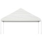 Gazebo com telhado 20,07x5,88x3,75 m polietileno branco