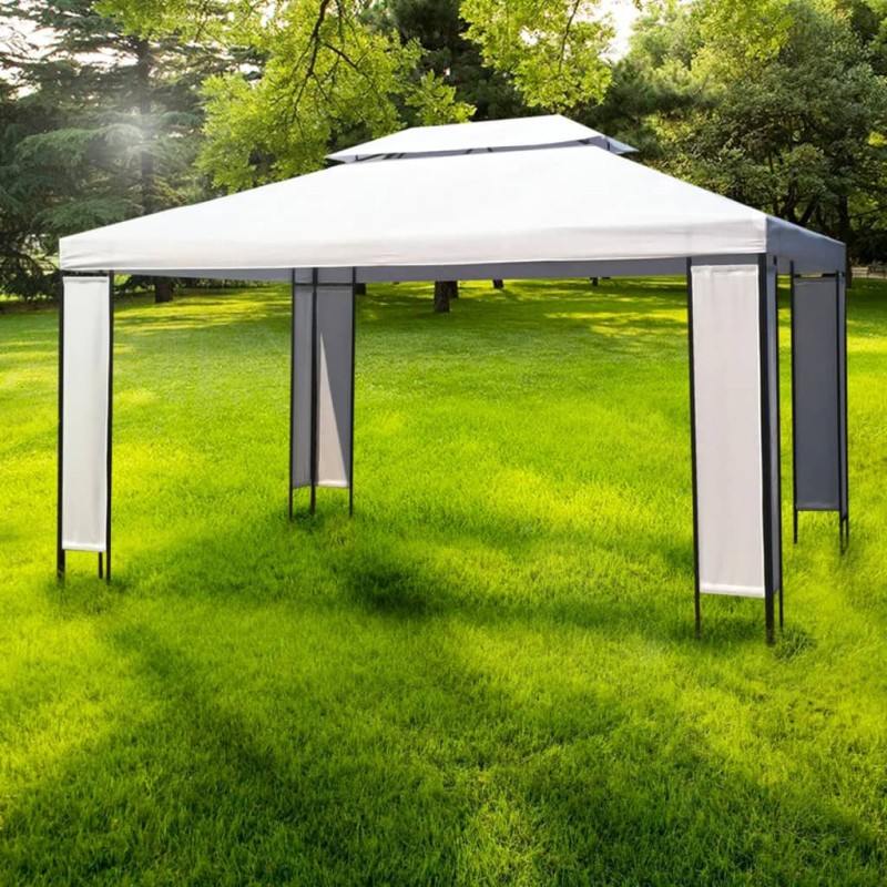 Gazebo 3x4 m branco-Toldos e gazebos-Home Retail