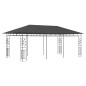 Gazebo com rede mosquiteira 6x3x2,73 m antracite