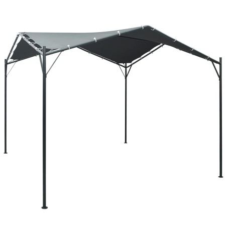 Gazebo tenda com toldo 3x3 m aço antracite