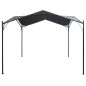 Gazebo tenda com toldo 3x3 m aço antracite