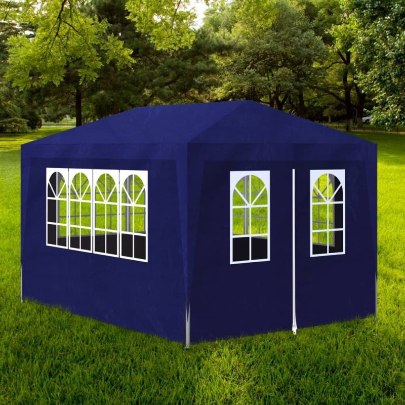 Tenda para festas 3x4 m azul-Toldos e gazebos-Home Retail