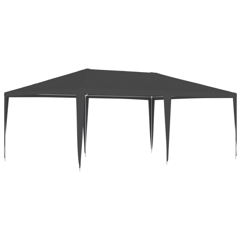 Tenda para festas 4x6 m 90 g/m² antracite-Toldos e gazebos-Home Retail