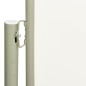 Toldo lateral retrátil para pátio 117x300 cm cor creme