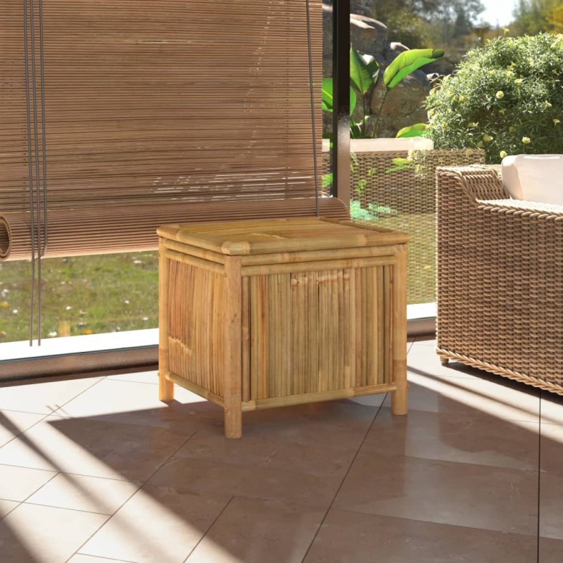 Caixa de arrumação para jardim 60x52x55 cm bambu-Baús para armazenamento exterior-Home Retail