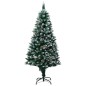 Árvore Natal artificial pré-iluminada c/ bolas e pinhas 180 cm