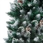 Árvore Natal artificial pré-iluminada c/ bolas e pinhas 180 cm