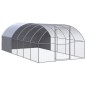 Galinheiro de exterior 3x6x2 m aço galvanizado