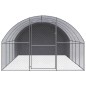 Galinheiro de exterior 3x6x2 m aço galvanizado