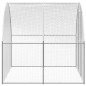 Galinheiro de exterior 3x6x2 m aço galvanizado