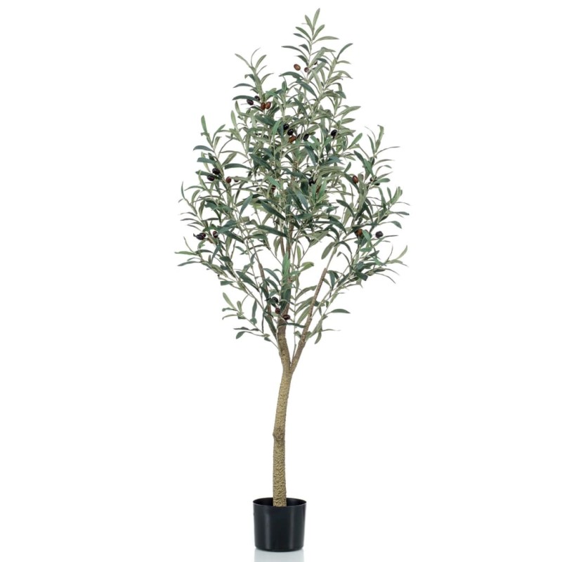 Emerald Oliveira artificial com vaso plástico 140 cm-Flores sintéticas-Home Retail