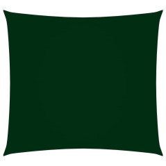 Para-sol estilo vela tecido oxford quadrado 2x2 m verde-escuro