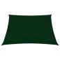 Para-sol estilo vela tecido oxford quadrado 2x2 m verde-escuro