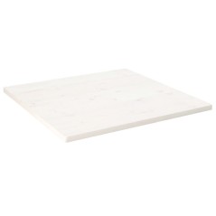 Tampo de mesa quadrado 90x90x2,5 cm pinho maciço branco