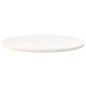 Tampo de mesa oval 70x35x2,5 cm pinho maciço branco