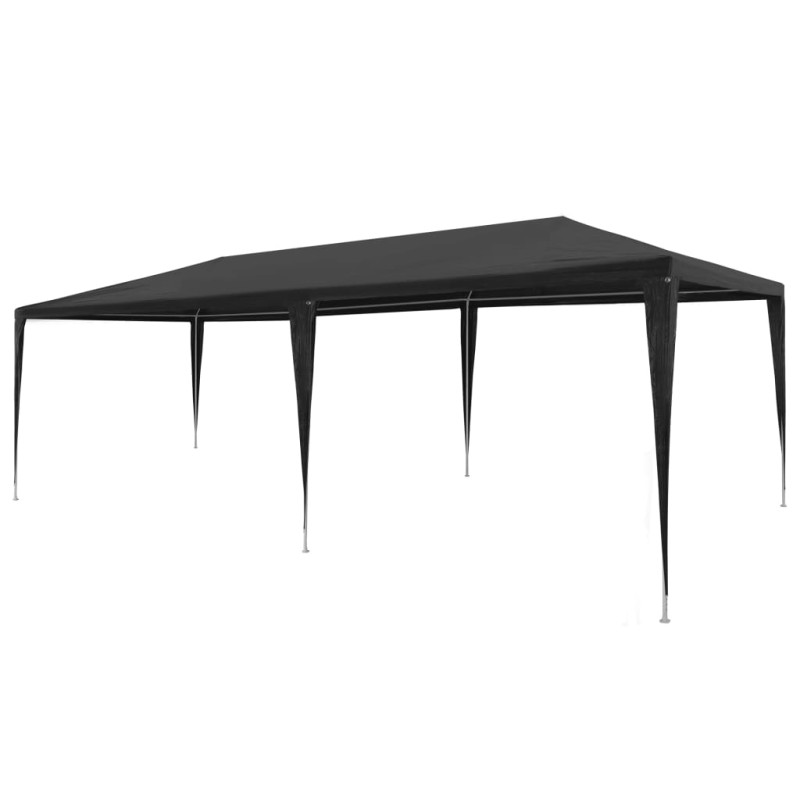 Tenda para festas 3x6 m PE antracite-Toldos e gazebos-Home Retail