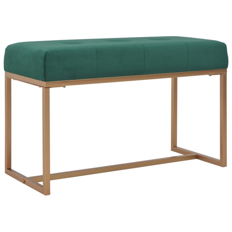 Banco 80 cm veludo verde-Bancos de arrumação e entrada-Home Retail