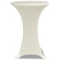 Toalha de Mesa elástica Ø60, Creme / 2 peças