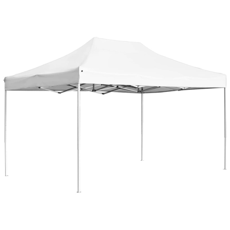 Tenda dobrável profissional para festas alumínio 4,5x3m branco-Toldos e gazebos-Home Retail