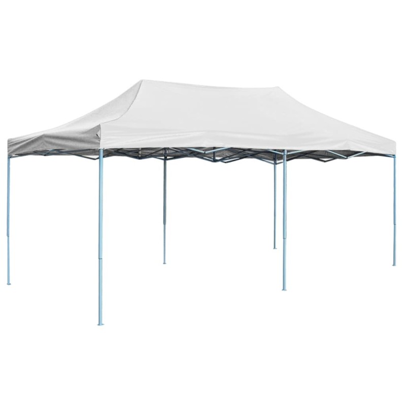 Tenda dobrável profissional para festas 3x6 m aço branco-Toldos e gazebos-Home Retail