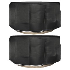 Capas p/ mobília de jardim 2 pcs c/ 10 ilhós Ø230x90 cm redondo