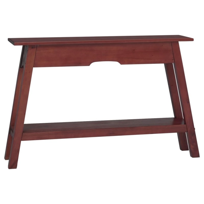 Mesa consola 110x30x75 cm madeira de mogno maciça castanho-Mesas de apoio-Home Retail