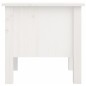 Mesa de apoio 40x40x39 cm pinho maciço Branco