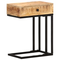 Mesa de apoio formato em U 45x30x61 cm mangueira maciça