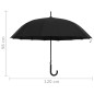 Guarda-chuva automático 120 cm preto