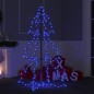 Árvore de Natal em cone 160 LEDs 78x120 cm interior e exterior