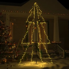 Árvore de Natal em cone 300 LEDs 120x220 cm interior e exterior