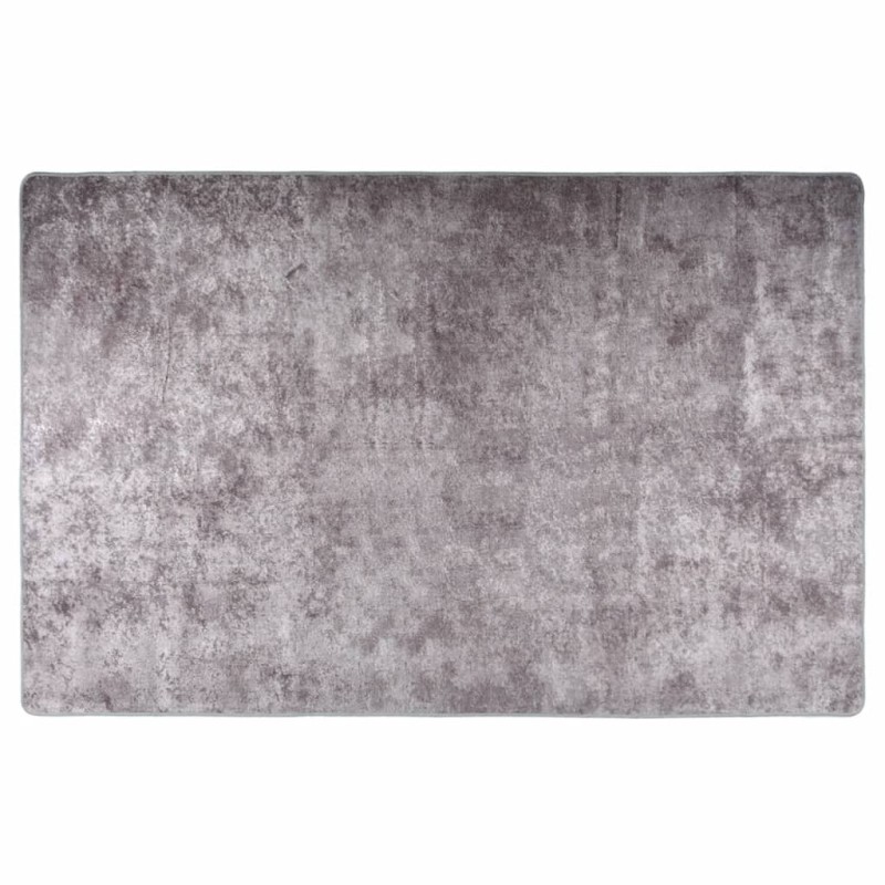 Tapete lavável antiderrapante 80x150 cm cinzento-Tapetes-Home Retail