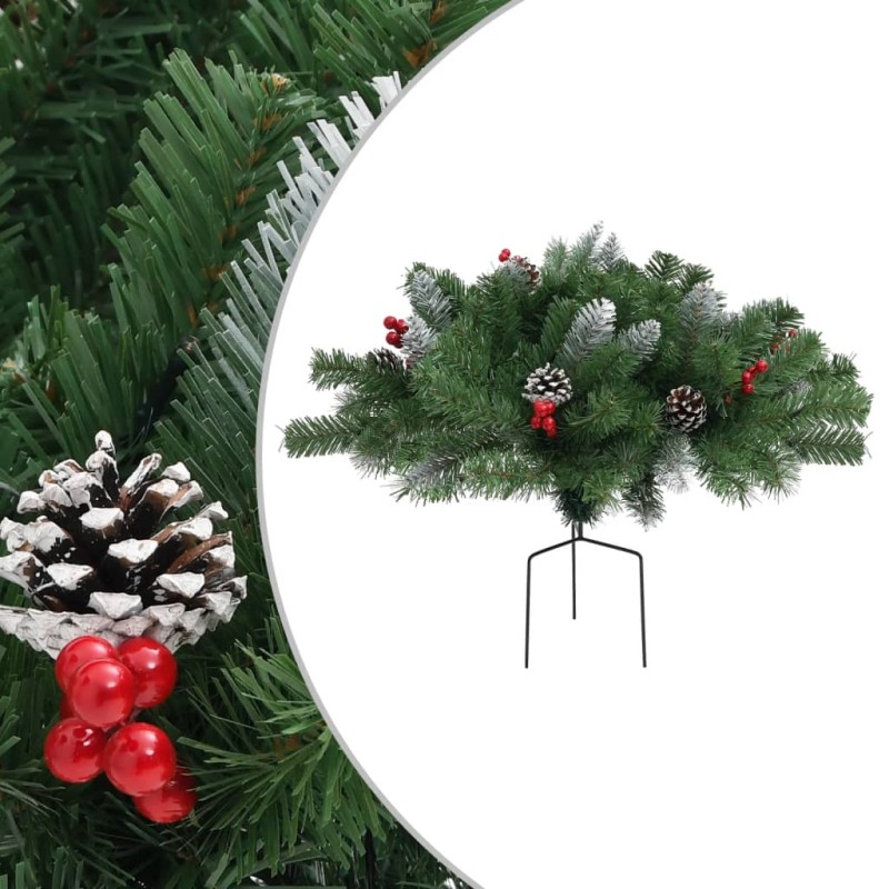 Árvore de Natal artificial de exterior 40 cm PVC verde-Árvores de Natal-Home Retail