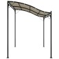 Toldo 2x2,3 m 180 g/m² tecido e aço cor creme