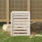 Caixote de compostagem 63,5x63,5x77,5cm pinho maciço branco