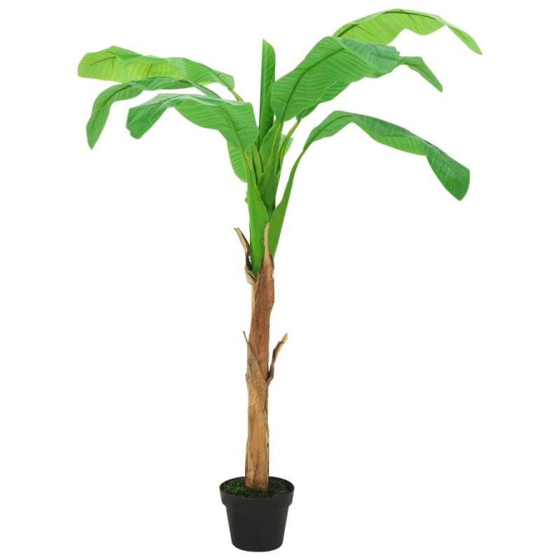 Árvore bananeira artificial com vaso 180 cm verde-Flores sintéticas-Home Retail